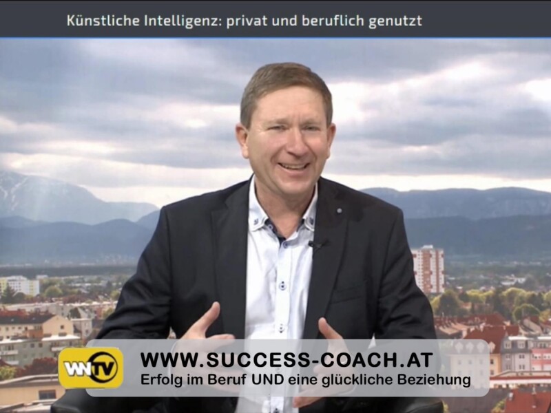 KI im Coaching - Dr. Fritz Wiesinger bei WNTV: Künstliche Intelligenz hilft Unternehmern und Privatpersonen